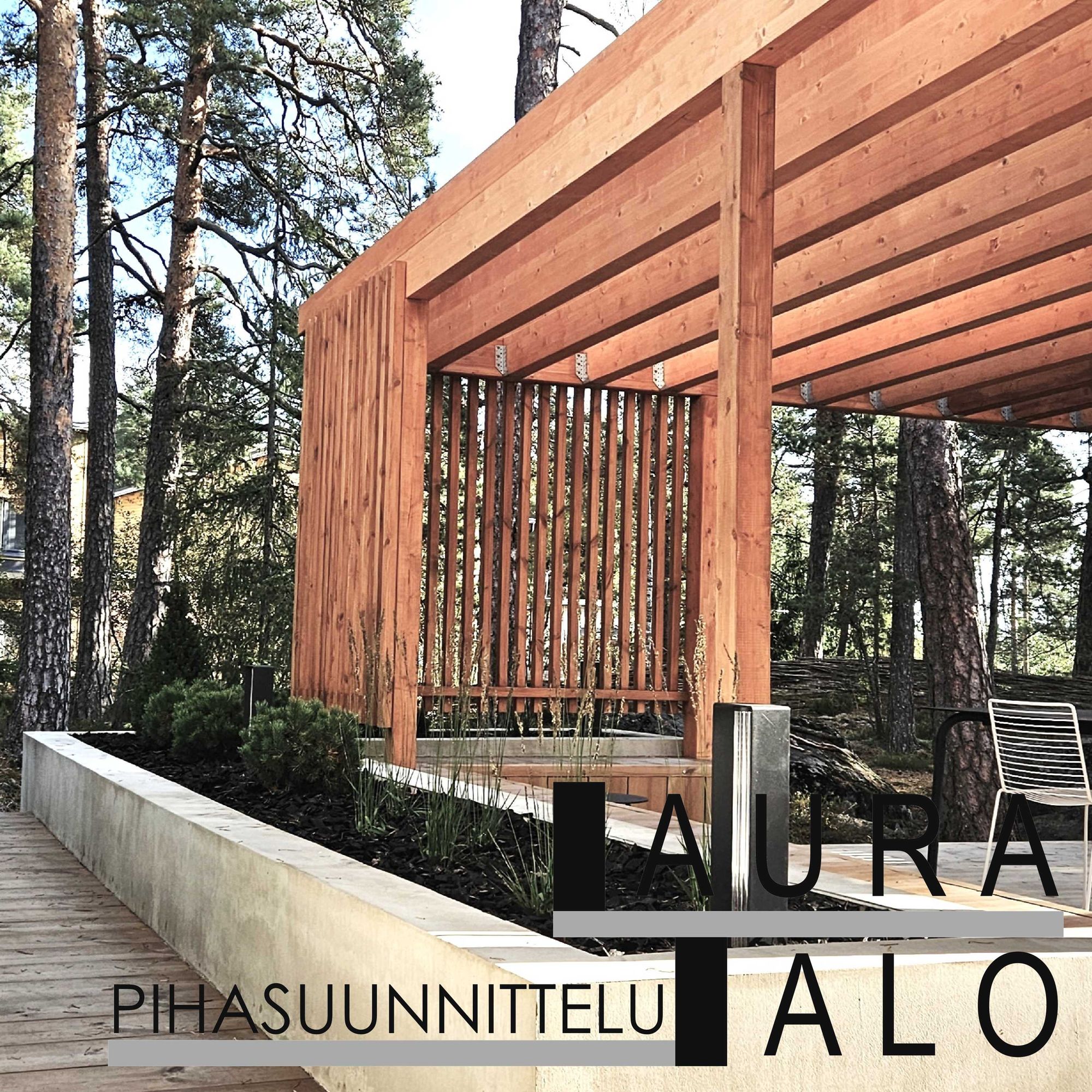 betonivalu istutusallas pergola